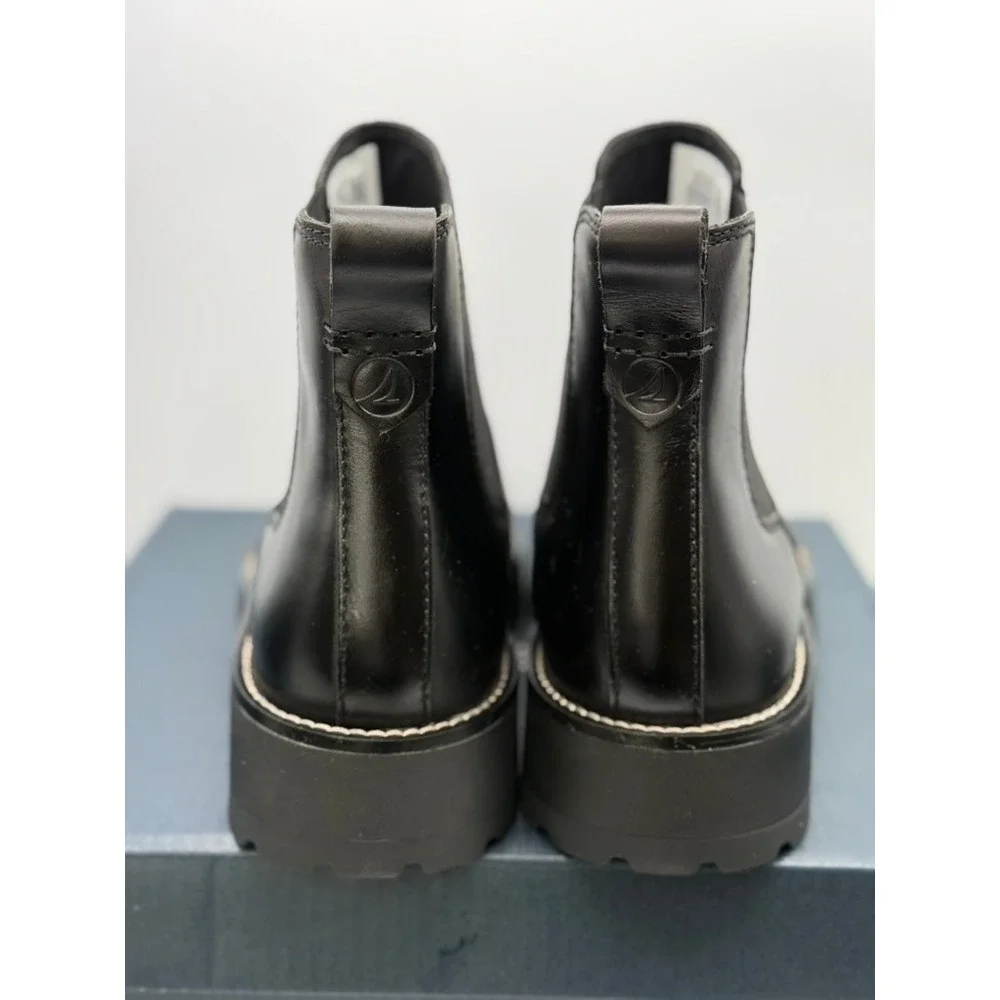 Sperry‎ MT-SIDER Chelsea Boot Men's 11 M Black Waterproof Leather NIB